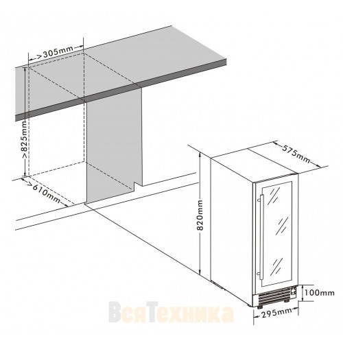 Винный шкаф Cellar Private CP020-1TWH