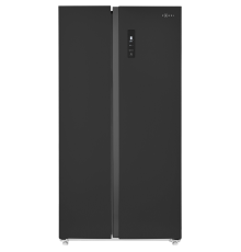 Холодильник Side-by-Side ZUGEL ZRSS630B, чёрная сталь