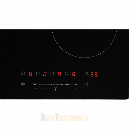 Варочная панель стеклокерамическая ZUGEL ZEH603B, черная