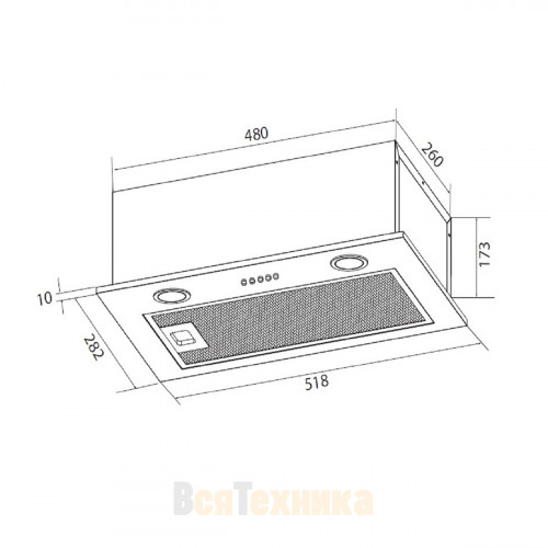 Вытяжка ZUGEL ZHI520W