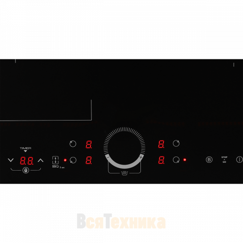 Варочная панель индукционная ZUGEL ZIH605B, черная