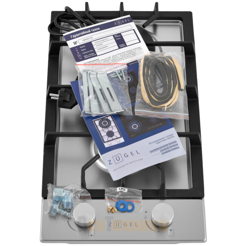 Встраиваемая газовая варочная панель ZUGEL ZGH292X