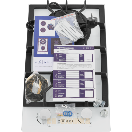 Встраиваемая газовая варочная панель ZUGEL ZGH292W