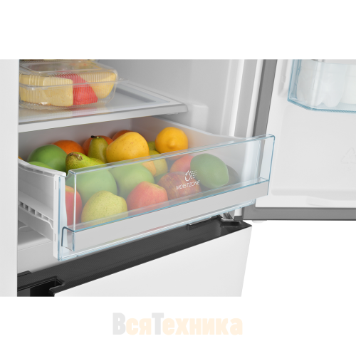 Холодильник T-Door ZUGEL ZRTD459GW, белое стекло