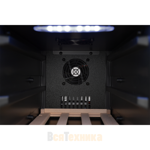 Встраиваемый винный шкаф ZUGEL ZCWI170DB, Dual Zone