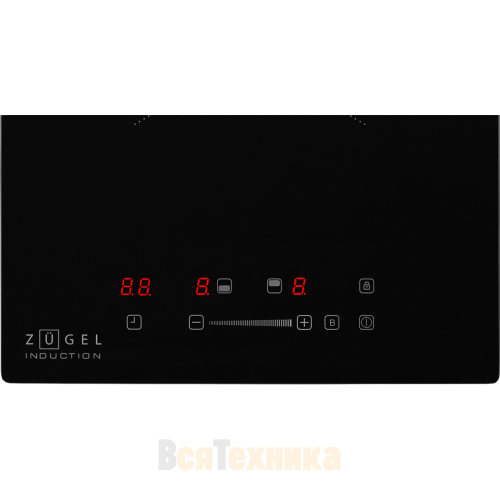 Варочная панель индукционная ZUGEL ZIH295B, черная