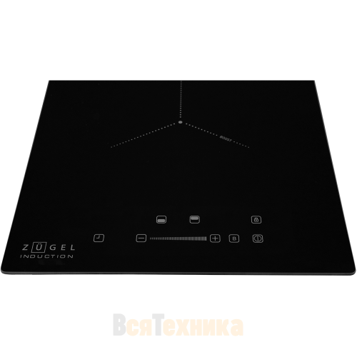 Варочная панель индукционная ZUGEL ZIH295B, черная