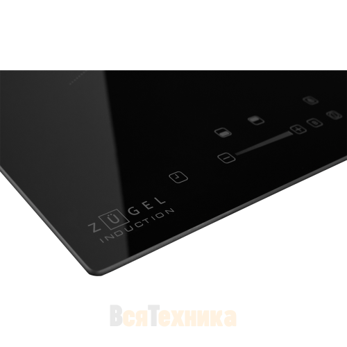 Варочная панель индукционная ZUGEL ZIH295B, черная