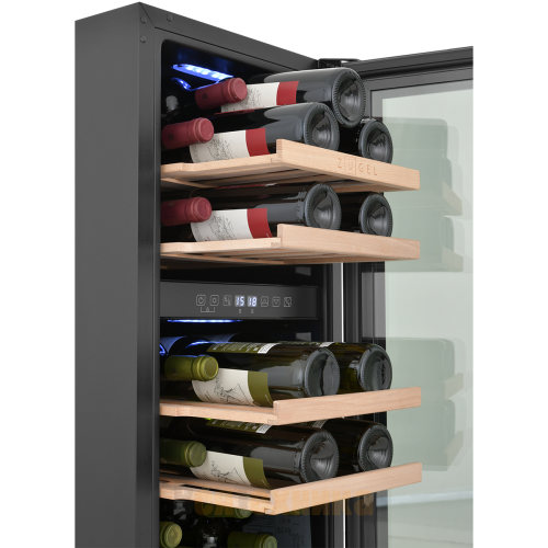 Встраиваемый винный шкаф ZUGEL ZCWI310DB, Dual Zone