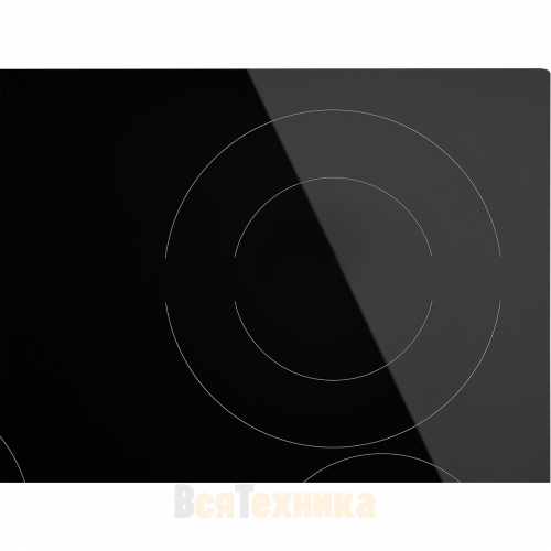 Варочная панель стеклокерамическая ZUGEL ZEH602B, черная