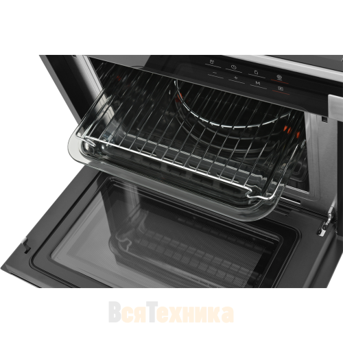 Встраиваемый компактный духовой шкаф с СВЧ ZUGEL ZOE610X