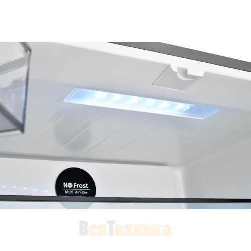 Холодильник Cross Door ZUGEL ZRCD430C, бежевое стекло