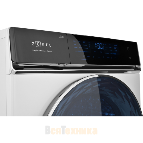 Сушильная машина ZUGEL ZDF83HP Heat Pump