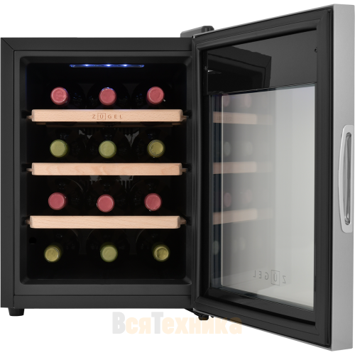 Винный шкаф ZUGEL ZTWF121B