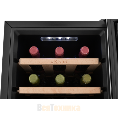 Винный шкаф ZUGEL ZTWF121B