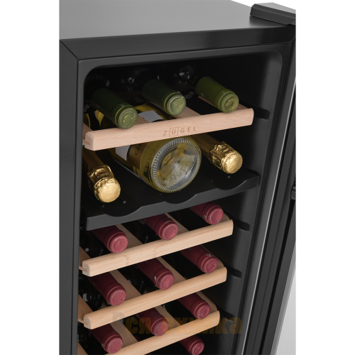 Винный шкаф ZUGEL ZTWF182DX, Dual Zone