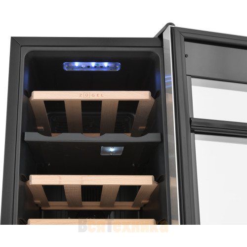 Винный шкаф ZUGEL ZTWF182DX, Dual Zone