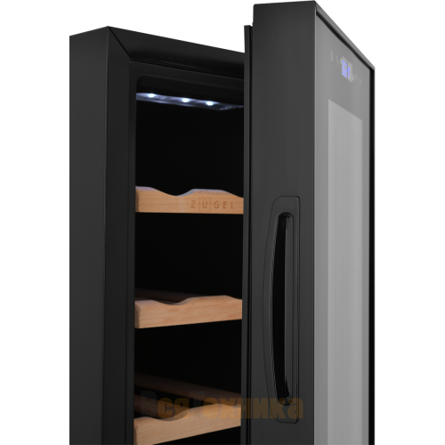 Винный шкаф ZUGEL ZTWF181DB, Dual Zone