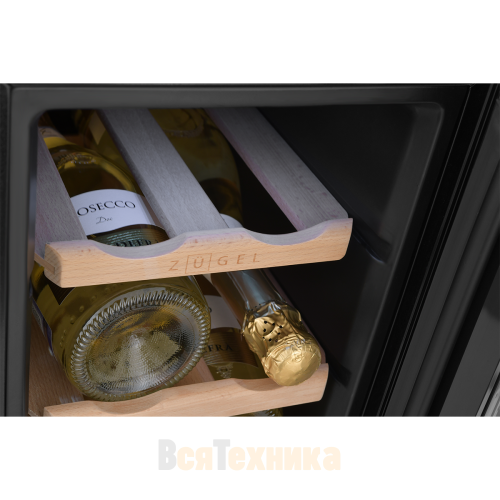 Винный шкаф ZUGEL ZTWF181DB, Dual Zone