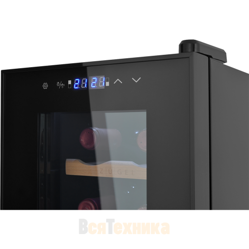Винный шкаф ZUGEL ZTWF181DB, Dual Zone