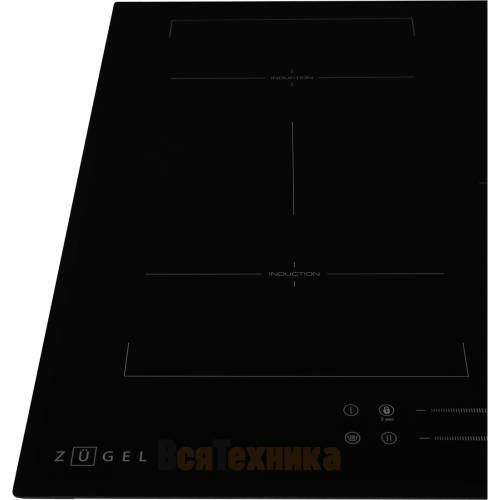 Варочная панель индукционная ZUGEL ZIH617B, черная