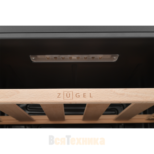 Винный шкаф ZUGEL ZCWF331DB, Dual Zone