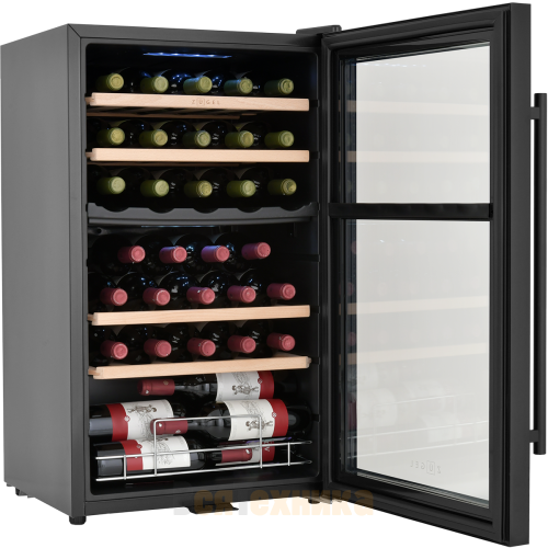 Винный шкаф ZUGEL ZCWF331DB, Dual Zone