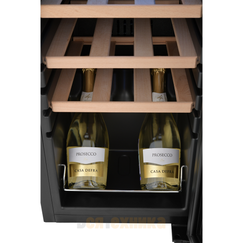 Винный шкаф ZUGEL ZCWF184DB, Dual Zone