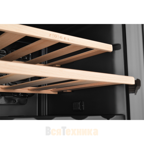 Винный шкаф ZUGEL ZCWF281DB, Dual Zone
