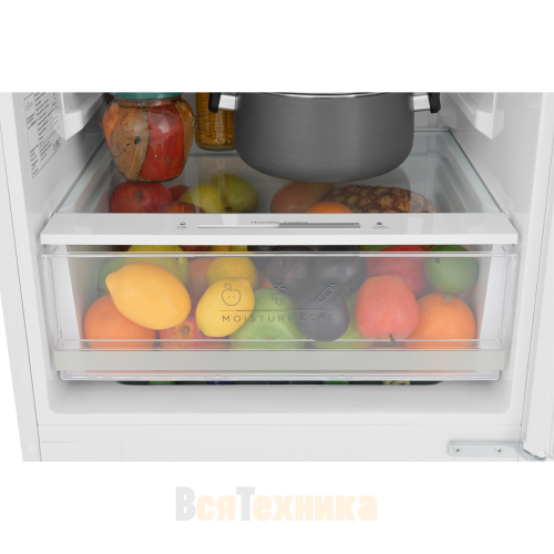 Встраиваемый двухкамерный холодильник ZUGEL ZRI2000FNF