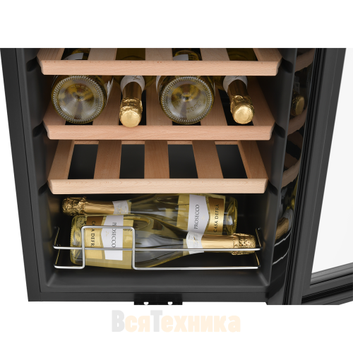 Винный шкаф ZUGEL ZCWF281DB, Dual Zone