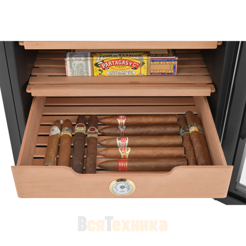 Винный шкаф-хьюмидор ZUGEL ZTH80DX, Dual Zone