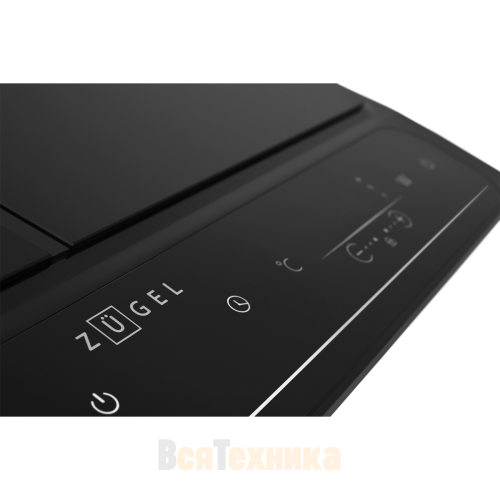 Настольная плита индукционная ZUGEL ZIH620B, черная