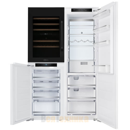 Встраиваемый холодильник ZUGEL Side-by-Side ZRISS508FNF