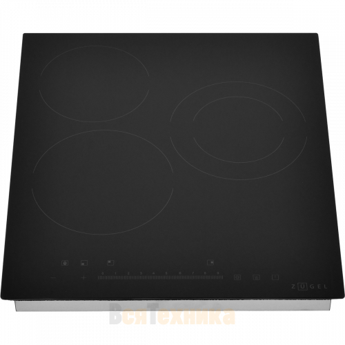 Варочная панель стеклокерамическая ZUGEL ZEH451B, черная