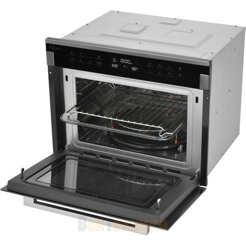 Встраиваемый компактный духовой шкаф с СВЧ ZUGEL ZOE610X