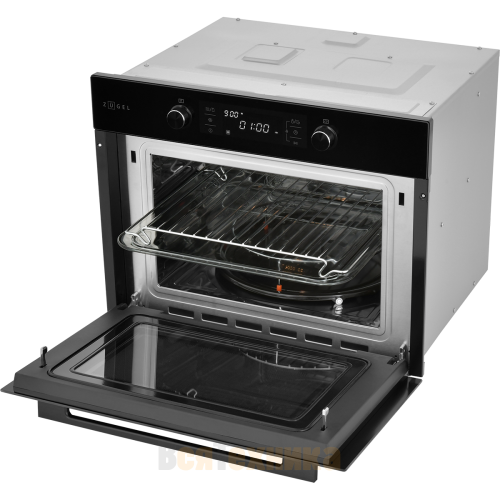 Встраиваемый компактный духовой шкаф с СВЧ ZUGEL ZOE609B