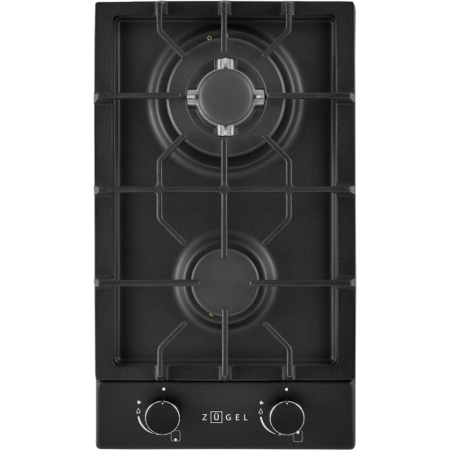 Встраиваемая газовая варочная панель ZUGEL ZGH290B, черная матовая