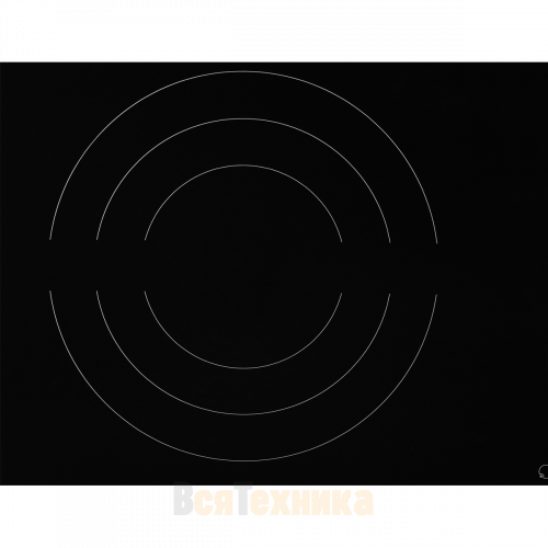 Варочная панель стеклокерамическая ZUGEL ZEH603B, черная