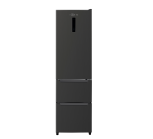 Холодильник ZUGEL ZRFD200B Italian Door, черная сталь