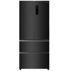 Холодильник полувстраиваемый ZUGEL ZRFDI470XB, чёрная сталь