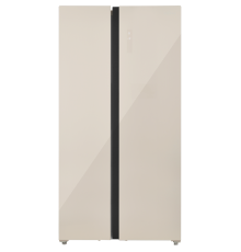 Холодильник Side-by-Side ZUGEL ZRSS630C, бежевое стекло