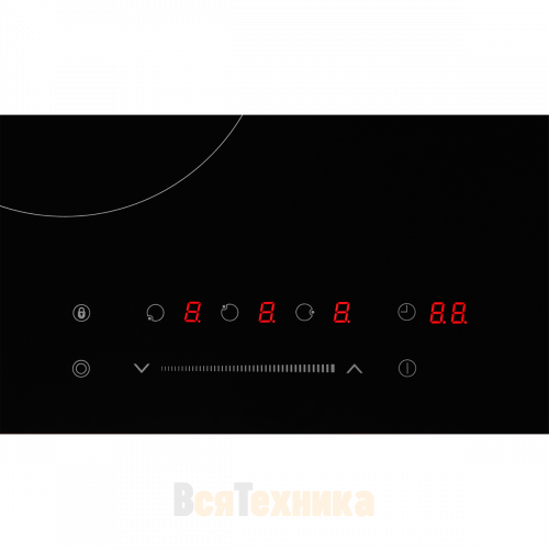 Варочная панель стеклокерамическая ZUGEL ZEH452B, черная