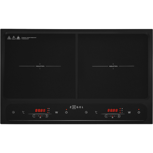Настольная плита индукционная ZUGEL ZIH620B, черная
