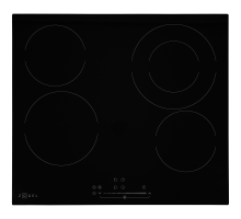 Варочная панель стеклокерамическая ZUGEL ZEH602B, черная