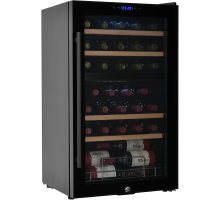 Винный шкаф ZUGEL ZCWF331DB, Dual Zone