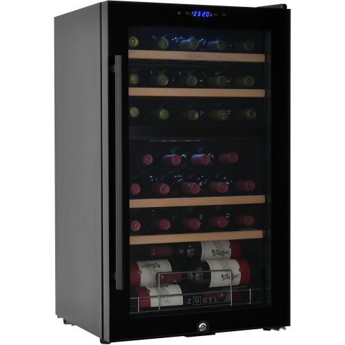 Винный шкаф ZUGEL ZCWF331DB, Dual Zone
