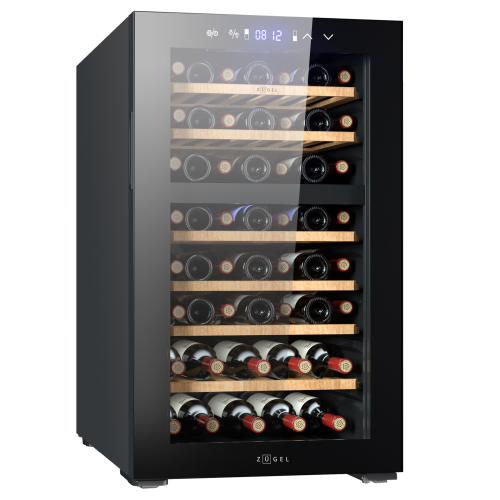 Винный шкаф ZUGEL ZCWF521DB, Dual Zone