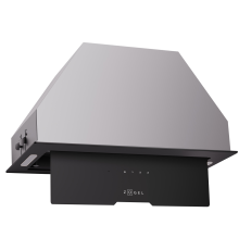 Вытяжка встраиваемая ZUGEL ZHI524GB, черное стекло