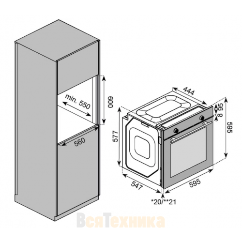 Духовой шкаф Kuppersberg HF 603 BX